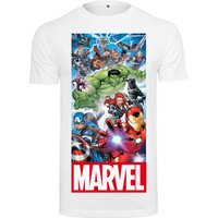 Merchcode Kurzarmshirt "Merchcode Herren Avengers Allstars Team Tee", (1 tlg.) von Merchcode
