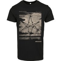 Merchcode Kurzarmshirt "Merchcode Herren Broken Xerox Hexagram - UK", (1 tlg.) von Merchcode