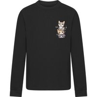 Merchcode Longsleeve "Merchcode Kids Hi Cats - Longsleeve" 1 Stk. tlg. Merchcode Longsleeve "Merchcode Kids Hi Cats - Longsleeve" 1 Stk. tlg. von Merchcode