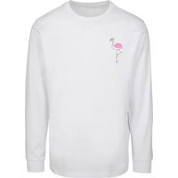 Merchcode Longsleeve "Merchcode Ladies Flamingo Longsleeve With Cuffrib", (1 tlg.) von Merchcode
