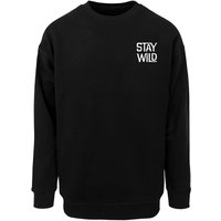 Merchcode Rundhalspullover "Merchcode Wording - Stay Wild Crewneck", (1 tlg.) von Merchcode