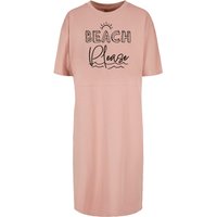 Merchcode Shirtkleid "Merchcode Damen Ladies Beach Please Oversized Slit Tee Dress", (1 tlg.) von Merchcode