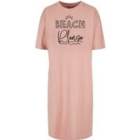 Merchcode Shirtkleid "Merchcode Damen Ladies Beach Please Oversized Slit Tee Dress" 1 Stk. tlg. von Merchcode