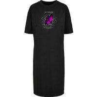 Merchcode Shirtkleid "Merchcode Damen Ladies Butterflies Oversized Slit Tee Dress" 1 Stk. tlg. von Merchcode