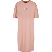 Merchcode Shirtkleid "Merchcode Damen Ladies Hope Rainbow Oversized Slit Tee Dress" 1 Stk. tlg. von Merchcode