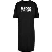 Merchcode Shirtkleid "Merchcode Damen Ladies Paris Eiffel Tower Oversized Slit Dress", (1 tlg.) von Merchcode