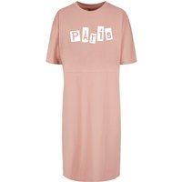 Merchcode Shirtkleid "Merchcode Damen Ladies Paris X Organic Oversized Slit Tee Dress", (1 tlg.) von Merchcode