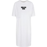 Merchcode Shirtkleid "Merchcode Damen Ladies Rebellious Minds Oversized Slit Dress", (1 tlg.) von Merchcode