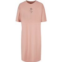 Merchcode Shirtkleid "Merchcode Damen Ladies Rose Oversized Slit Tee Dress" 1 Stk. tlg. von Merchcode