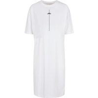 Merchcode Shirtkleid "Merchcode Damen Ladies Think Different Oversized Slit Tee Dress", (1 tlg.) von Merchcode