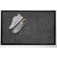 Mercury Fußmatte Cleantime 90,0 x 150,0 cm grau gemustert von Mercury