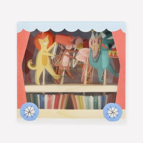 Meri Meri Animal Parade Cupcake-Set, 24 Stück von Meri Meri
