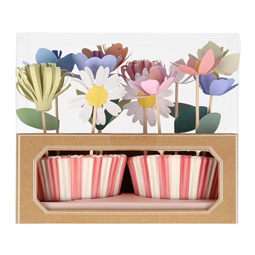 Meri Meri Blumengarten Cupcake Kit (12 Stück) von Meri Meri