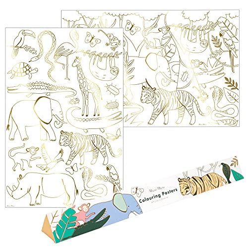 Meri Meri Jungle Coloring Poster von Meri Meri