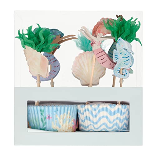 Meri Meri Meerjungfrauen-Cupcake-Set, 24 Stück von Meri Meri