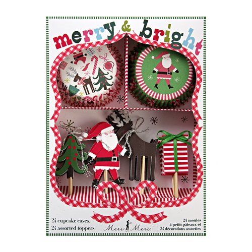 Meri Meri Merry & Bright Cupcake Kit by Meri Meri von Meri Meri