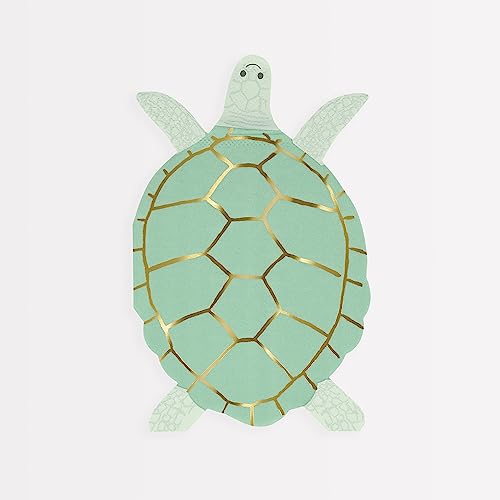 Meri Meri Servietten mit Schildkrötenmotiv, 16 Stück von Meri Meri