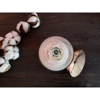 Merian Es Ranunculus Sojakerze/Blumenkerze Soja Design Kerze Designkerze Behälterkerze von MerianStudio