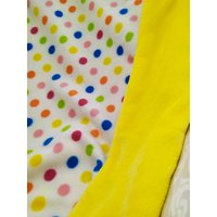 Gelbe Polka Dot Baby Decke-Bunte Dots Decke-Baby Decken-T-Dusche Geschenk von MeriluShop