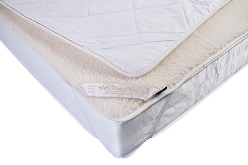 100% Merino lamswool Wärmeunterbett, Double doppelbett unterbett 140 x 200 cm woolmarked von Merino Wool