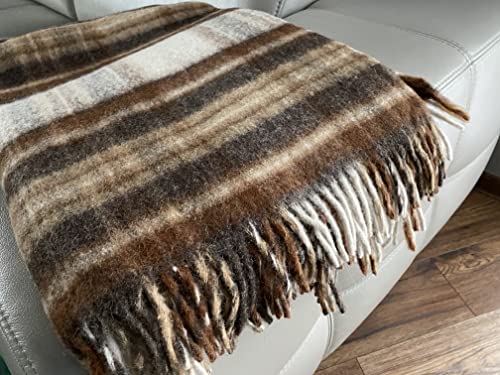 Leichte Decke aus 100% Merinowolle, Größe: 160 x 200 cm von Merino Wool