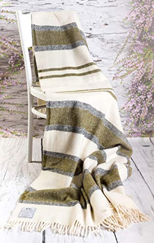 Merino Schafwolldecke/Kuscheldecke, Decke 100% Merino Wolle, Schafwolle Merinowolle Wolle Decke 160 x 200 cm von Merino Wool