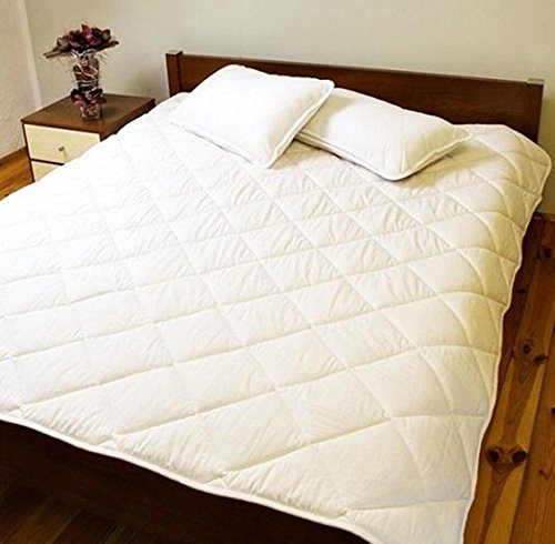 Merino Wool 100% Baumwolle Steppbett/Sommerdecke/allergikergeeignete Bettdecke/Einzelbett/doppelbett/Kinderbeet bettwäsch 8tog (140 x 200 cm - Single Size) von Merino Wool