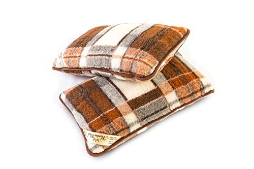 Merino Wool 2er Set Kissen Kopfkissen Wolle Kissen 100% Merinowolle Schlafkissen / 2 x Pillow woolmarked Kissen (50 x 80 cm) von Merino Wool