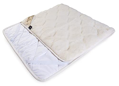 Naturhaar Unterbett 100% Merino Wolle unterbett 90 x 190 cm Caro Schurwolle Matratzenauflage Elegance Light Neuseeland (120 x 200 cm) Naturhaar Unterbett 100% Merino Wolle unterbett 90 x 190 cm Caro Schurwolle Matratzenauflage Elegance Light Neuseeland (120 x 200 cm) von Merino Wool