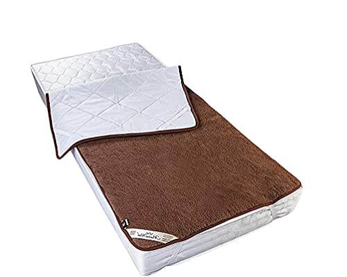 Naturhaar Unterbett 100% Merino Wolle unterbett 120 x 190 cm Kamelwolle Schurwolle Matratzenauflage Elegance Light Neuseeland von Merino Wool