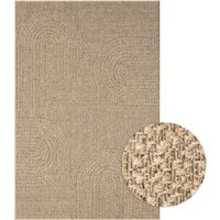 Merinos In-/Outdoor-Teppich Kenzy natur B/L: ca. 120x170 cm von Merinos