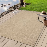merinos Teppich "Kenzy 6" rechteckig 10 mm Höhe robuster In- und Outdoor Teppich im natürlichen Jute-Look, wetterfest von Merinos