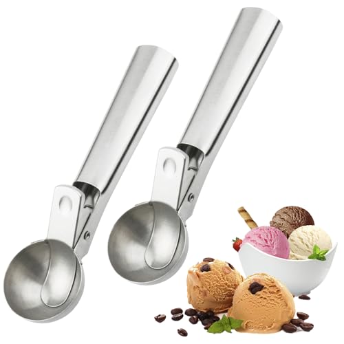 Eisportionierer, Tragbarer Edelstahl-Eisportionierer Mit Auslöser Und Komfortablem Griff, Spülmaschinenfest, Perfekt Für Frozen Yogurt, Selbstgemachtes Eis, Obst Und Kekse Eisportionierer, Tragbarer Edelstahl-Eisportionierer Mit Auslöser Und Komfortablem Griff, Spülmaschinenfest, Perfekt Für Frozen Yogurt, Selbstgemachtes Eis, Obst Und Kekse von Meritaipolw