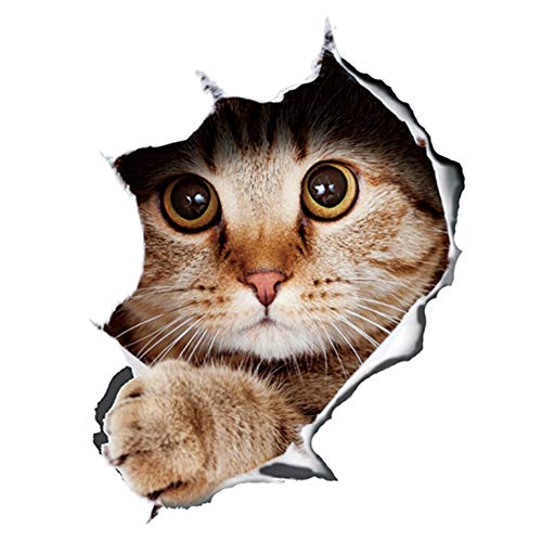 Merkts 3D lustige Persönlichkeit Katze Auto Styling Aufkleber, 3D kreative Simulation Auto Aufkleber Autotür und Schwanz Auto Styling Aufkleber, 13 x 18 cm Merkts 3D lustige Persönlichkeit Katze Auto Styling Aufkleber, 3D kreative Simulation Auto Aufkleber Autotür und Schwanz Auto Styling Aufkleber, 13 x 18 cm von Merkts