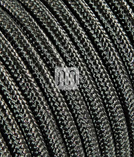 Merlotti 20345 Elektrische Kabel rund H03VV 2 x 0,75, Lamé grau, 3 m Merlotti 20345 Elektrische Kabel rund H03VV 2 x 0,75, Lamé grau, 3 m von Merlotti