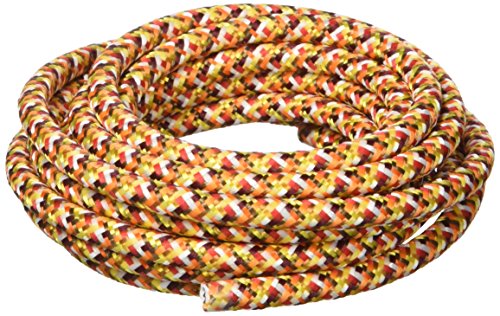 merlotti 20357 Kabel Elektro Rund Schlauchleitung H03VV-F 2 x 0.75, Pixel Orange, 3 m von Merlotti