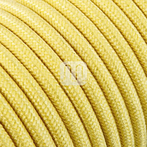 merlotti 20369 Kabel Elektro Rund Schlauchleitung H03VV-F 2 x 0.75, Canvas gelb, 3 m merlotti 20369 Kabel Elektro Rund Schlauchleitung H03VV-F 2 x 0.75, Canvas gelb, 3 m von Merlotti