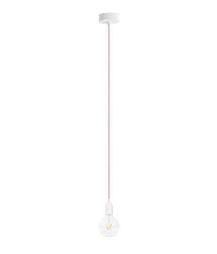 merlotti 36.010 Suspension mit Kabel Textil, Pink, 1 Meter von Merlotti