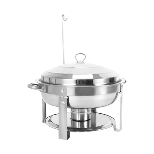 Mermajestic 7.5L Runder Chafing Dish Standfuß Durchmesser 360 mm Profi Set Wärmebehälter Edelstahl + Glas Buffet Set Rund Edelstahl Speisenwärmer für Buffets Familienfeiern Bankette Hochzeiten usw Mermajestic 7.5L Runder Chafing Dish Standfuß Durchmesser 360 mm Profi Set Wärmebehälter Edelstahl + Glas Buffet Set Rund Edelstahl Speisenwärmer für Buffets Familienfeiern Bankette Hochzeiten usw von Mermajestic