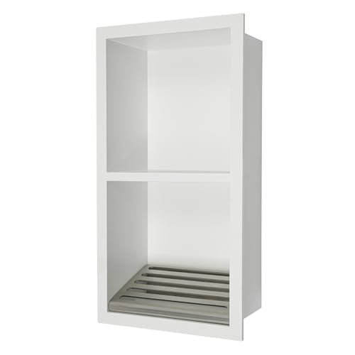 Mermajestic Bad-Nische, Einbauschrank, Wandschrank Einbauschrank Bad-Wandschrank 2 Etagen mit Trennwänden weiß 18 * 10 * 34 cm Mermajestic Bad-Nische, Einbauschrank, Wandschrank Einbauschrank Bad-Wandschrank 2 Etagen mit Trennwänden weiß 18 * 10 * 34 cm von Mermajestic