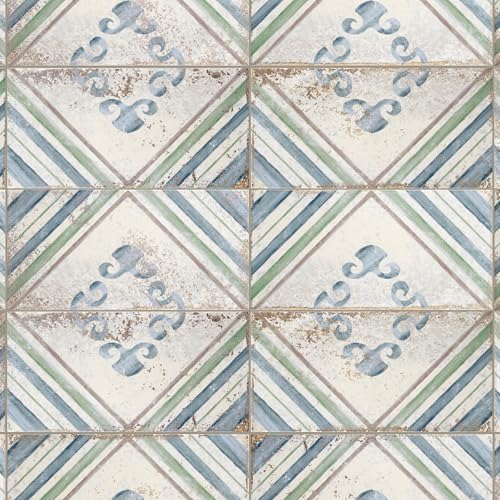 SomerTile WMZ6ATAP Atelie Apollini Keramik-Wandfliese, 14,9 x 30,2 cm, Beige, 22 von Merola Tile
