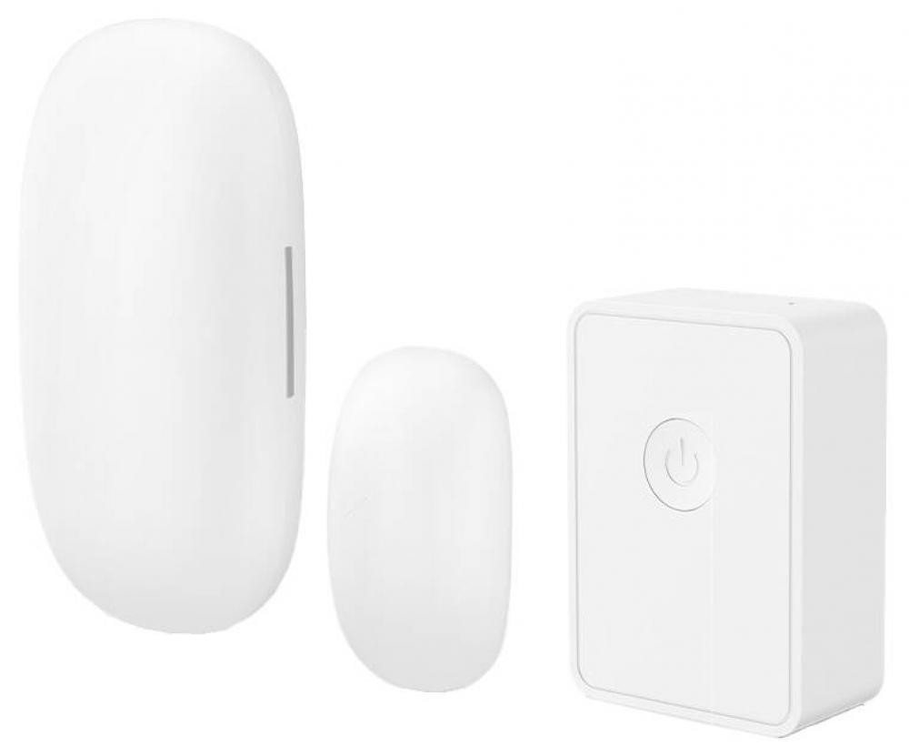 Meross Meross Tür-/Fenstersensor + Hub Kit: MS200H Sensor, MSH300 Hub, Smarter Kontaktsensor von Meross