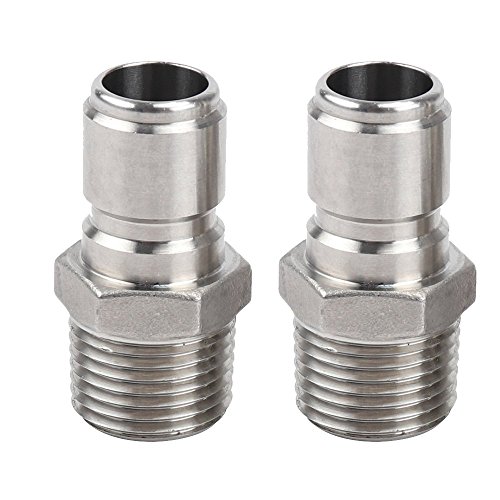 2 Stück Edelstahl Male Schnellkupplung FPT 1/2"Hausbrauen Fitting Stecker HomeBrewing von Merrday von Merrday