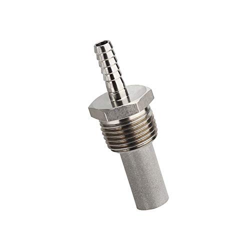 JOKBEN Startseite Brauen Edelstahl 2 Micron Inline Oxygenation Diffusionsstein Belüftungsstein 1/2 NPT Carbonation Stein zu Barb Fitting von Merrday von JOKBEN