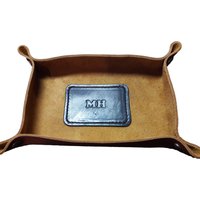 Leder Valet Tablett Caddy Schreibtisch Kommode Organizer Fangen Alle von MerrillsLeather