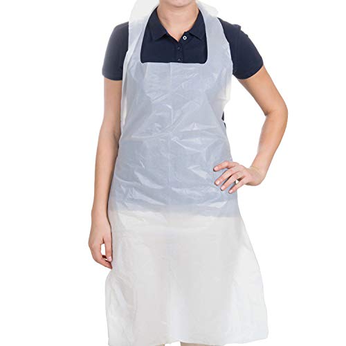Merrimen 405442 Einweg-Polyethylen-Schürze, Klar, 100 Stück von Merrimen