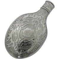 Antik - Massives Sterling Silber Hip Flask Charles Washington Shirley Deakin von MerrittRobinsonStore