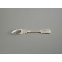 Epns A1 Silbernen Teller Besteck - Thread-Geige Und Shell-Design Fischgabel von MerrittRobinsonStore
