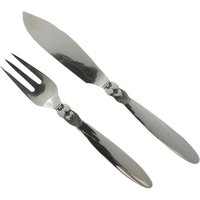 Georg Jensen Besteck - Kaktus Muster Fisch Set Für 6 Personen 12 Stück von MerrittRobinsonStore