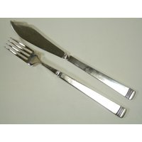 Mappin Und Webb Cutlery-Classic Muster-Fischmesser Fischgabel-Solid von MerrittRobinsonStore